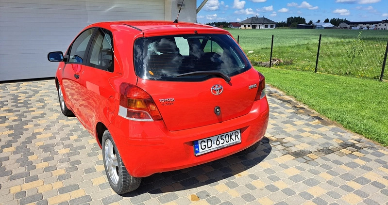 Toyota Yaris cena 17500 przebieg: 125600, rok produkcji 2009 z Żukowo małe 154